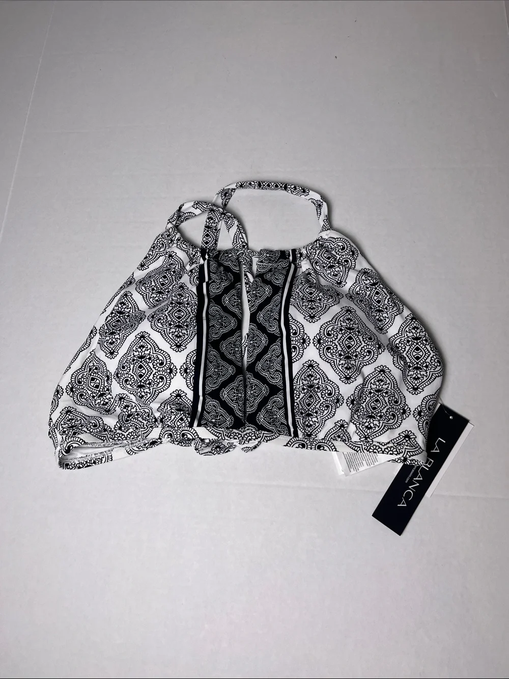 New Women's La Blanca Oasis High Neck Midline Top Size 14